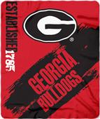 Northwest Georgia Painted Fleece Throw Northwest Georgia Painted Fleece Throw