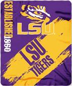 Northwest LSU Painted Fleece Throw Northwest LSU Painted Fleece Throw