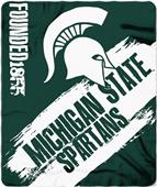 Northwest Michigan State Painted Fleece Throw Northwest Michigan State Painted Fleece Throw