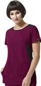 WonderWink HP Womens Neo Boat Neck Scrub Top WonderWink HP Womens Neo Boat Neck Scrub Top