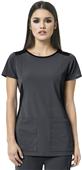 WonderWink HP Womens Neo Boat Neck Scrub Top WonderWink HP Womens Neo Boat Neck Scrub Top
