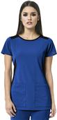 WonderWink HP Womens Neo Boat Neck Scrub Top WonderWink HP Womens Neo Boat Neck Scrub Top