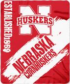 Northwest Nebraska Painted Fleece Throw Northwest Nebraska Painted Fleece Throw