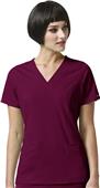 WonderWink HP Womens Axis Mock Wrap Scrub Top WonderWink HP Womens Axis Mock Wrap Scrub Top