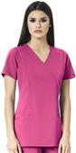 WonderWink HP Womens Axis Mock Wrap Scrub Top WonderWink HP Womens Axis Mock Wrap Scrub Top