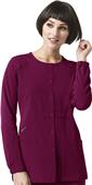 WonderWink HP Womens Prism Snap Front Scrub Jacket WonderWink HP Womens Prism Snap Front Scrub Jacket