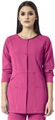 WonderWink HP Womens Prism Snap Front Scrub Jacket WonderWink HP Womens Prism Snap Front Scrub Jacket