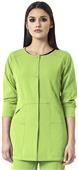 WonderWink HP Womens Prism Snap Front Scrub Jacket WonderWink HP Womens Prism Snap Front Scrub Jacket