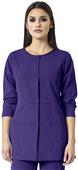 WonderWink HP Womens Prism Snap Front Scrub Jacket WonderWink HP Womens Prism Snap Front Scrub Jacket