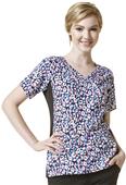 WonderWink Womens Mock Wrap Knit Scrub Top WonderWink Womens Mock Wrap Knit Scrub Top