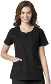WonderFlex Heaven Fashion Zip Scrub Top WonderFlex Heaven Fashion Zip Scrub Top
