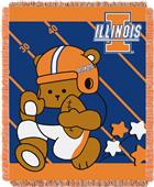 Northwest Illinois Fullback Baby Jacquard Throw Northwest Illinois Fullback Baby Jacquard Throw