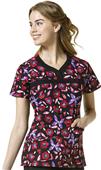WonderFlex Womens Patience Curved Neck Scrub Top WonderFlex Womens Patience Curved Neck Scrub Top