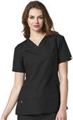 WonderWink The Lima Womens V-Neck Scrub Top WonderWink The Lima Womens V-Neck Scrub Top