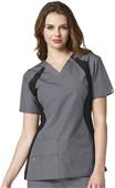 WonderWink The Lima Womens V-Neck Scrub Top WonderWink The Lima Womens V-Neck Scrub Top