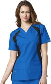WonderWink The Lima Womens V-Neck Scrub Top WonderWink The Lima Womens V-Neck Scrub Top