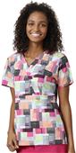 WonderWink Origins Womens Golf Print Scrub Top WonderWink Origins Womens Golf Print Scrub Top