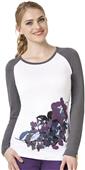 WonderWink Womens Silky Baseball Tee WonderWink Womens Silky Baseball Tee