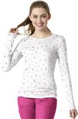 WonderWink Layers Women's Silky All-Over Print Tee WonderWink Layers Women's Silky All-Over Print Tee
