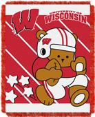 Northwest Wisconsin Fullback Baby Jacquard Throw Northwest Wisconsin Fullback Baby Jacquard Throw