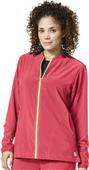 Carhartt Womens Knit Mix Front Zip Scrub Jacket Carhartt Womens Knit Mix Front Zip Scrub Jacket