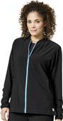 Carhartt Womens Knit Mix Front Zip Scrub Jacket Carhartt Womens Knit Mix Front Zip Scrub Jacket