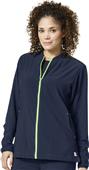 Carhartt Womens Knit Mix Front Zip Scrub Jacket Carhartt Womens Knit Mix Front Zip Scrub Jacket