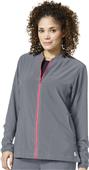 Carhartt Womens Knit Mix Front Zip Scrub Jacket Carhartt Womens Knit Mix Front Zip Scrub Jacket