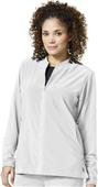 Carhartt Womens Knit Mix Front Zip Scrub Jacket Carhartt Womens Knit Mix Front Zip Scrub Jacket