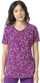 Carhartt Womens Y-Neck Print Scrub Top Carhartt Womens Y-Neck Print Scrub Top