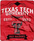 Northwest Texas Tech Label Raschel Throw Northwest Texas Tech Label Raschel Throw