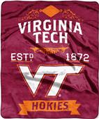 Northwest Virginia Tech Label Raschel Throw Northwest Virginia Tech Label Raschel Throw