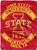 Northwest Iowa State Rebel Raschel Throw Northwest Iowa State Rebel Raschel Throw