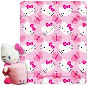 Northwest Kitty Butterfly Hugger/Fleece Throw Set Northwest Kitty Butterfly Hugger/Fleece Throw Set
