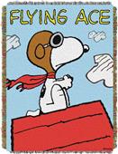 Northwest Peanuts Flying Ace Woven Tapestry Throw Northwest Peanuts Flying Ace Woven Tapestry Throw