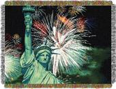 Northwest Lady Liberty Woven Tapestry Throw Northwest Lady Liberty Woven Tapestry Throw