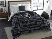Northwest NFL Oakland Raider Anthem Full Comforter Northwest NFL Oakland Raider Anthem Full Comforter