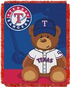Northwest MLB Rangers Field Bear Baby Throw Northwest MLB Rangers Field Bear Baby Throw