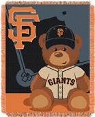 Northwest MLB Giants Field Bear Baby Throw Northwest MLB Giants Field Bear Baby Throw