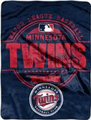 Northwest MLB Twins Structure Raschel Throw Northwest MLB Twins Structure Raschel Throw