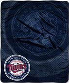 Northwest MLB Twins Retro Raschel Throw Northwest MLB Twins Retro Raschel Throw
