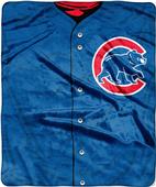 Northwest MLB Cubs Jersey Raschel Throw Northwest MLB Cubs Jersey Raschel Throw