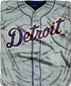 Northwest MLB Tigers Jersey Raschel Throw Northwest MLB Tigers Jersey Raschel Throw