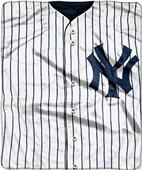 Northwest MLB Yankees Jersey Raschel Throw Northwest MLB Yankees Jersey Raschel Throw