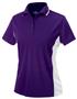 Womens Color Blocked Wicking Polo Shirts 8 Colors