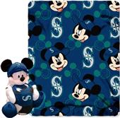 MLB Mariners Disney Mickey Hugger & Fleece Throw MLB Mariners Disney Mickey Hugger & Fleece Throw