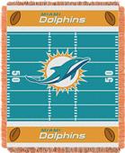 Northwest NFL Dolphins Field Baby Woven Throw Northwest NFL Dolphins Field Baby Woven Throw