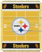 Northwest NFL Steelers Field Baby Woven Throw Northwest NFL Steelers Field Baby Woven Throw