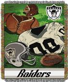 Northwest NFL Raiders Vintage Tapestry Throw Northwest NFL Raiders Vintage Tapestry Throw