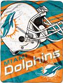 Northwest NFL Dolphins Deep Slant Raschel Throw Northwest NFL Dolphins Deep Slant Raschel Throw